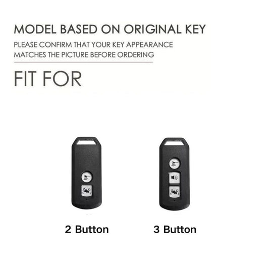 Honda Motorcycle Handcrafted Genuine Leather Car Key Fob Case Cover For PCX 125, PCX 150, PCX 160, ADV 150, ADV160, SH 125i, SH150i, Forza 300, Forza 350