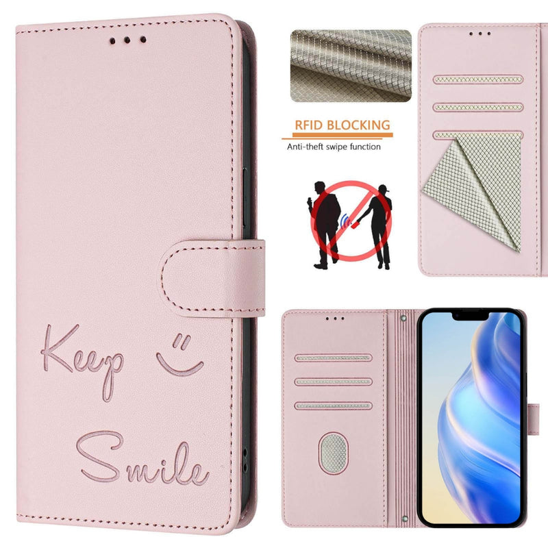 Load image into Gallery viewer, [With Card Slot] OPPO Reno 12 Pro 5G (CPH2629) - Fashion Smile PU Leather Wallet Series Stand Case With Lanyard
