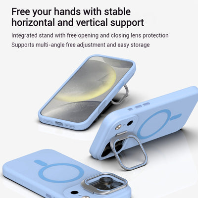 [Magsafe Compatible][With Lens Bracket] Apple iPhone 17/Pro/Pro Max/Air Liquid Silicone Shockproof Phone Case - i-Station Mobile Phone & Electronic Device Repair and Accessories