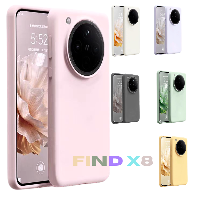 OPPO Find X8 Pro Liquid Silicone Shockproof Soft Essentials Series Case - i-Station Mobile Phone & Electronic Device Repair and Accessories