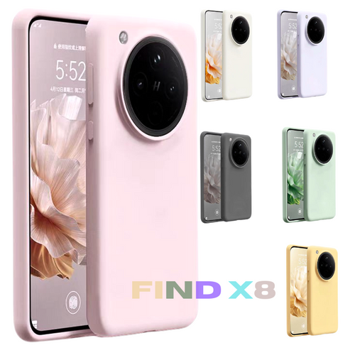 OPPO Find X8/Pro Liquid Silicone Shockproof Soft Essentials Series Case