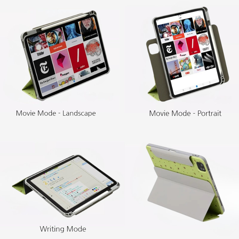 Load image into Gallery viewer, [Detachable][Built-in Pen Slot] Apple iPad 10.9/11'' 10/11th Gen (2022/2025) Ditsy Floral Magnetic Double-Sided Full-Cover Shockproof Case - i-Station Mobile Phone &amp; Electronic Device Repair and Accessories
