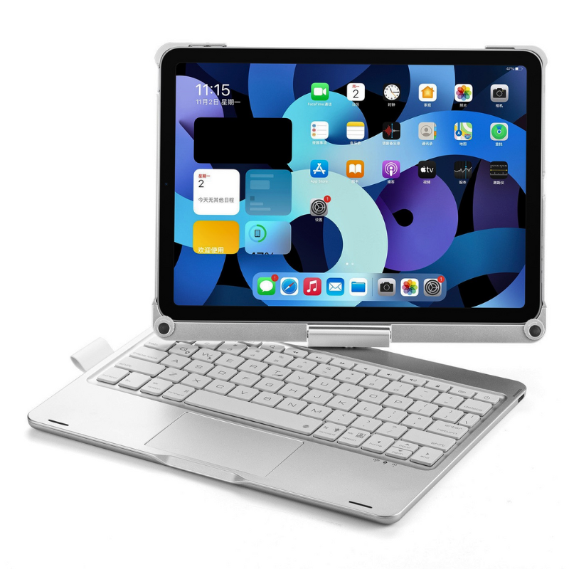 Load image into Gallery viewer, Apple iPad Pro 11-inch 3rd/4/5/6th Gen (2018/2020/2021/2022) 360° Rotating Wireless Touchpad Keyboard Flip Cover Case
