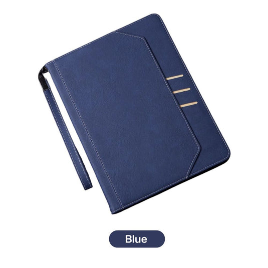 [With Pen Slot][With Card Slot] Apple iPad mini 6 8.3" (2021) - Business PU Leather Fold Stand Series Case With Wrist strap