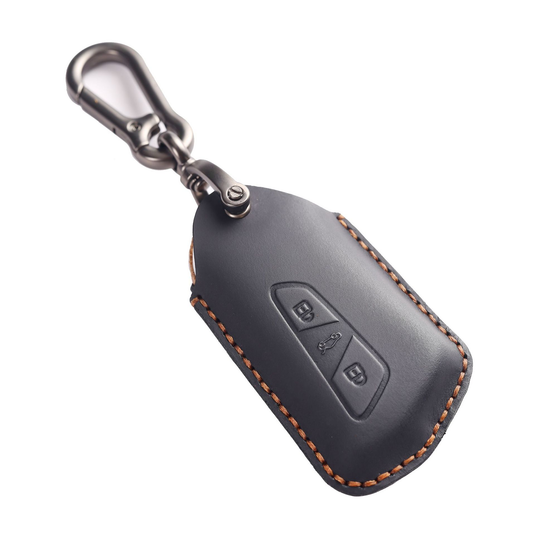 Volkswagen Handcrafted Genuine Leather Car Key Fob Case Cover Forc,  ID.3, ID.4, Skoda Octavia, SEAT Leon MK4, Cupra Formentor