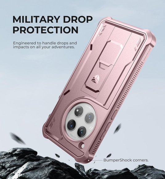 [Built-in Stand] OnePlus 12 - Heavy Duty Defender Armor Drop Proof Stand Case