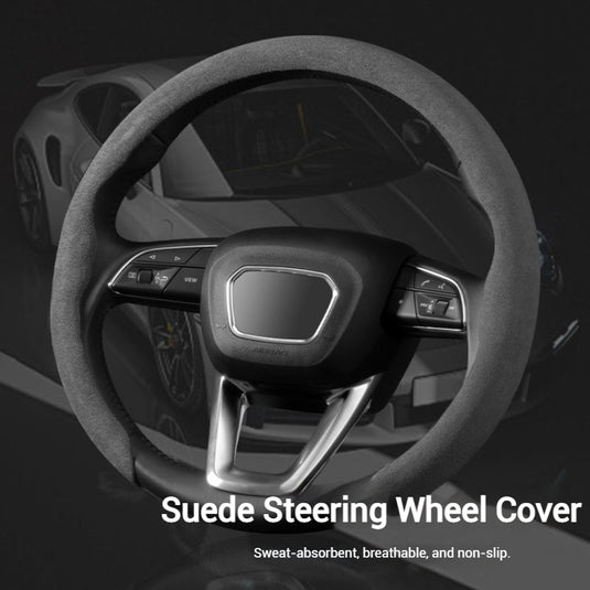 Nissan Suede Car Steering Wheel Covers For Teana (14th Gen), Sylphy Classic, X-Trail, Qashqai, Tiida, Sunny, Livina - i-Station Mobile Phone & Electronic Device Repair and Accessories