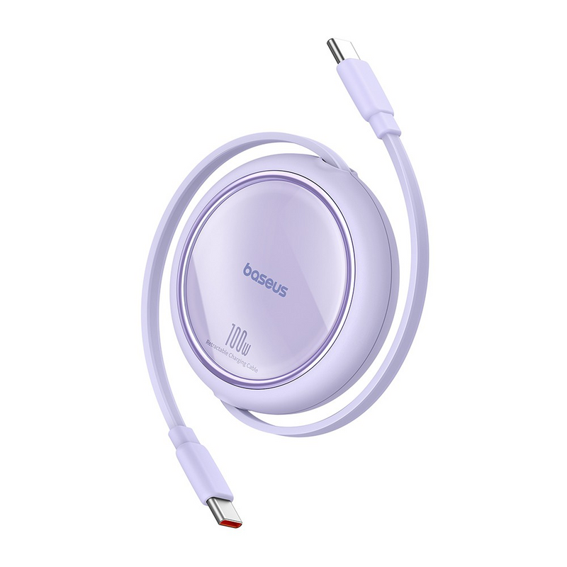 Load image into Gallery viewer, Baseus Free2Draw Mini Retractable Charging Cable Type-C to Type-C 100W 1m Compatible for iPhone 15 16 Series
