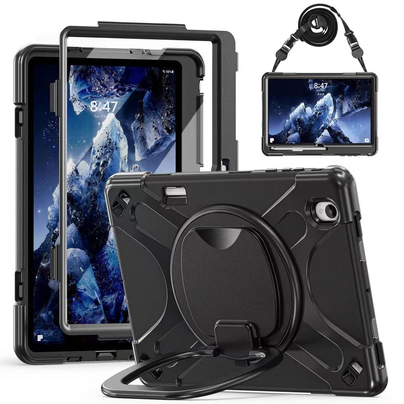Load image into Gallery viewer, Samsung Galaxy Tab S12 Plus (2026) 12.4" - Multifunctional Shockproof Heavy Duty Series Case With Shoulder Strap
