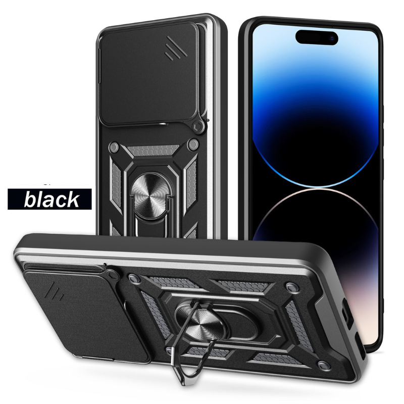 Load image into Gallery viewer, [Built-in Metal Kickstand][With Lens Cover] Nothing CMF Phone 1 Full-Cover Shockproof Protective Case
