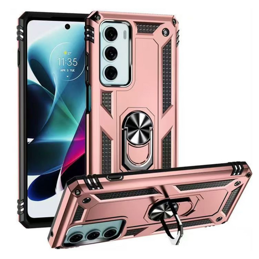 [Built-in Ring Bracket] Motorola Moto Edge S30 Anti-slip Protective Hard Heavy Duty Series Case