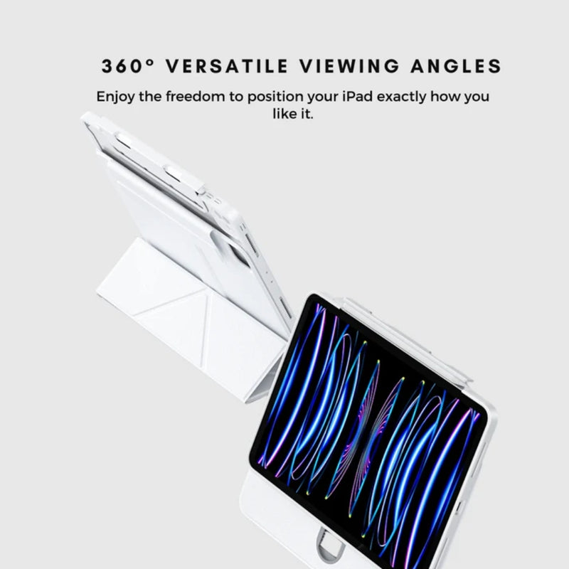 Load image into Gallery viewer, [Floating Track] [With Pen Slot] Apple iPad Pro 11&quot; 2018/2020/2021/2022 - Detachable Magnetic Shockproof Protective Case
