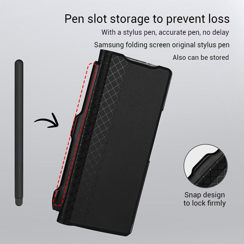 Load image into Gallery viewer, Samsung Galaxy Z Fold5 - Minimalist Luxury Flip Wallet Shockproof Case
