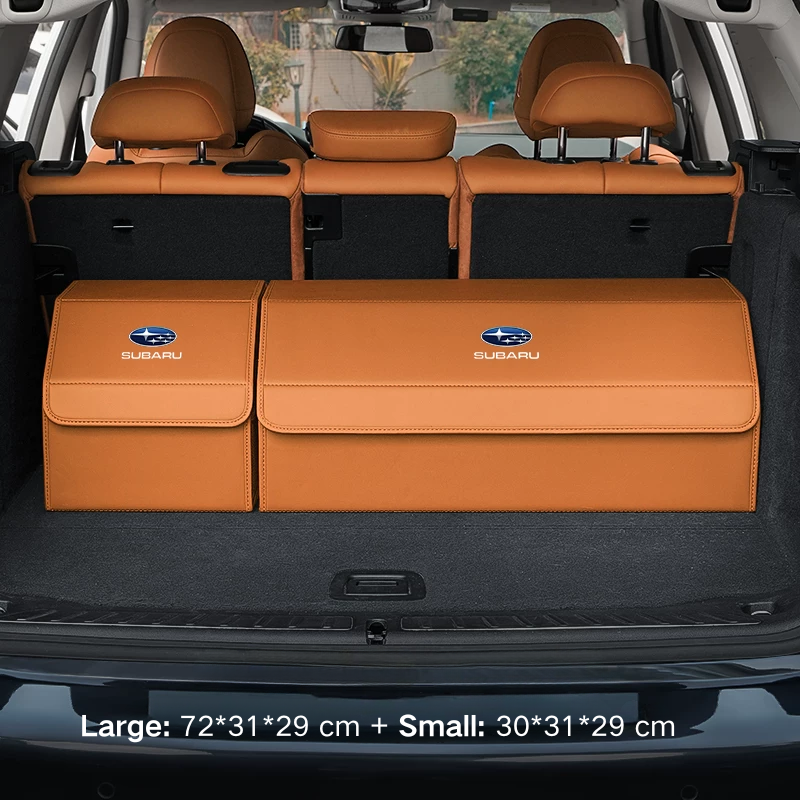 Load image into Gallery viewer, Subaru Microfiber Leather Car Trunk Storage Box for Outback, Forester, Impreza, WRX, XV, Crosstrek, Ascent, Legacy, STI - i-Station Mobile Phone &amp; Electronic Device Repair and Accessories
