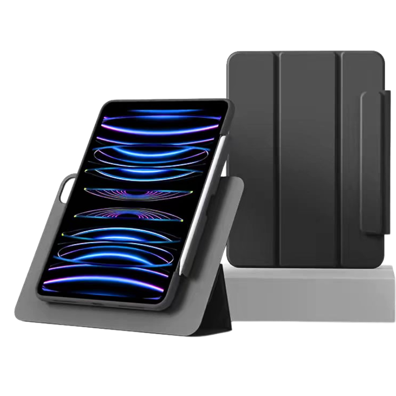 Load image into Gallery viewer, [Detachable] Apple iPad Pro 11-inch 3rd Gen (2018) Magnetic Rotatable Full-cover Case With Pen Slot
