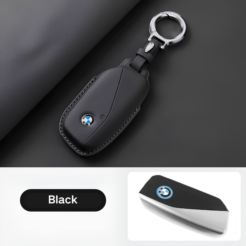 Load image into Gallery viewer, BMW Leather Car Key Fob Case Cover For 1, 2, 3, 5, 7 Series, X1, X3, X5, X6, X7, ix1, ix40, ix50, i8 - i-Station Mobile Phone &amp; Electronic Device Repair and Accessories
