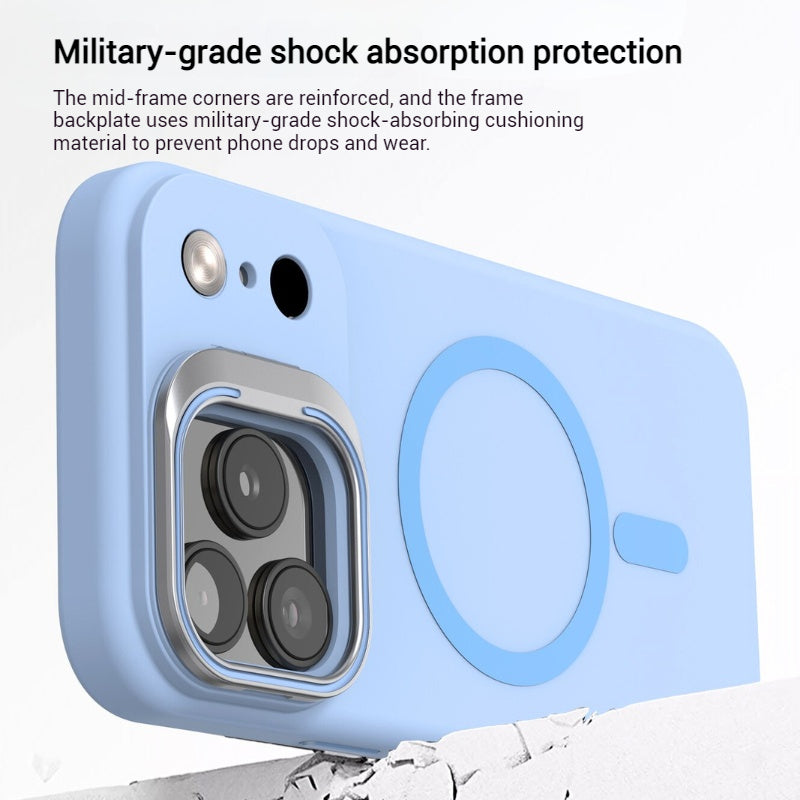 [Magsafe Compatible][With Lens Bracket] Apple iPhone 17/Pro/Pro Max/Air Liquid Silicone Shockproof Phone Case - i-Station Mobile Phone & Electronic Device Repair and Accessories