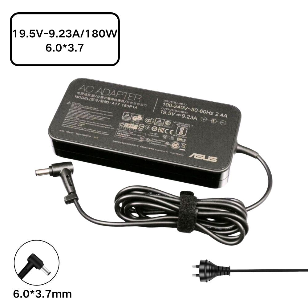 [19.5V-9.23A/180W][6.0*3.7] ASUS ROG GL504 S7C GL703GM GL703GM-E5086T FX86F TUF Gaming FX705GE FX505GD FX505GE FX505GM Laptop AC Power Supply Adapter Charger - i-Station Mobile Phone & Electronic Device Repair and Accessories