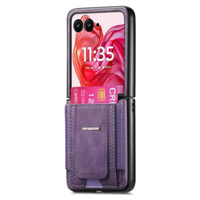 [With Stand] Motorola Moto Razr 40/Ultra Anti-drop Protective Flip Case - i-Station Mobile Phone & Electronic Device Repair and Accessories