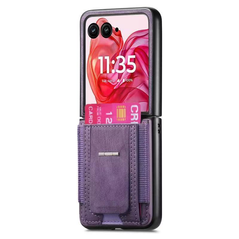 [With Stand] Motorola Moto Razr 40/Ultra Anti-drop Protective Flip Case - i-Station Mobile Phone & Electronic Device Repair and Accessories