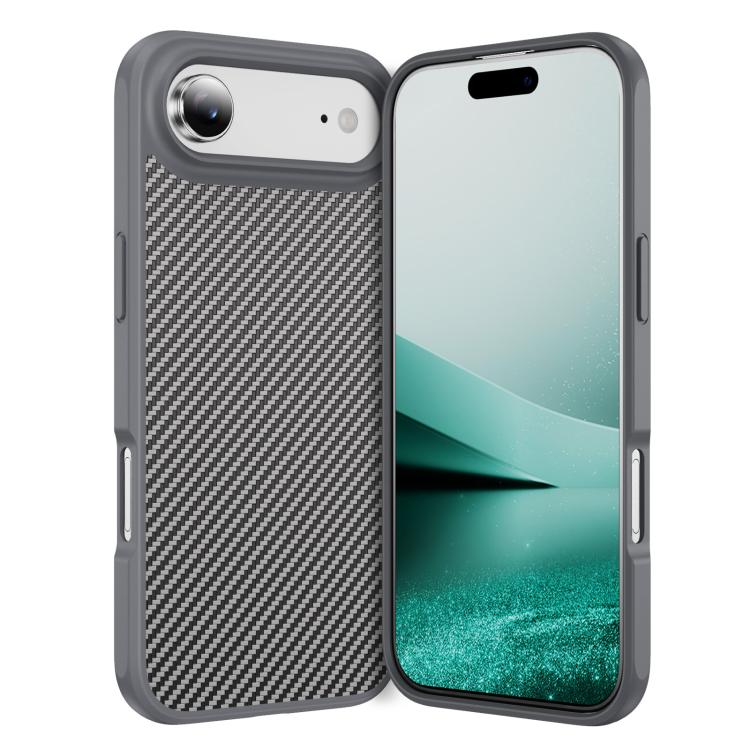 Load image into Gallery viewer, iPhone 17/Air/Pro/Pro Max Kevlar Carbon Fiber Texture Shockproof Heavy Duty Case with Hidden MagSafe Magnetic
