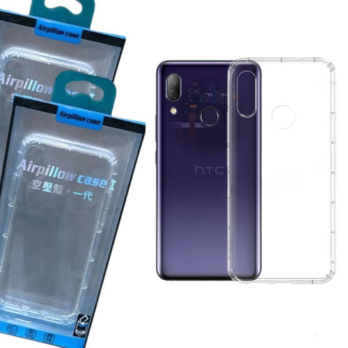 HTC U19e AirPillow Cushion Clear Transparent Back Cover Case