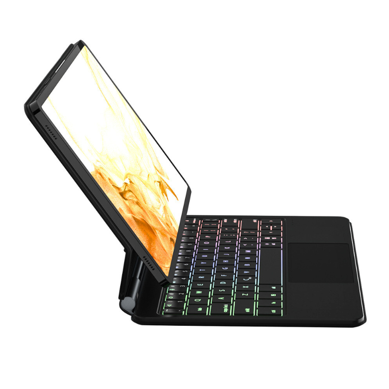 Load image into Gallery viewer, [Magic Keybord] Samsung A9 Plus 11&quot; (2023) Multi-Touch Trackpad Magnetic Smart Wireless Keyboard Case With RGB Backlit
