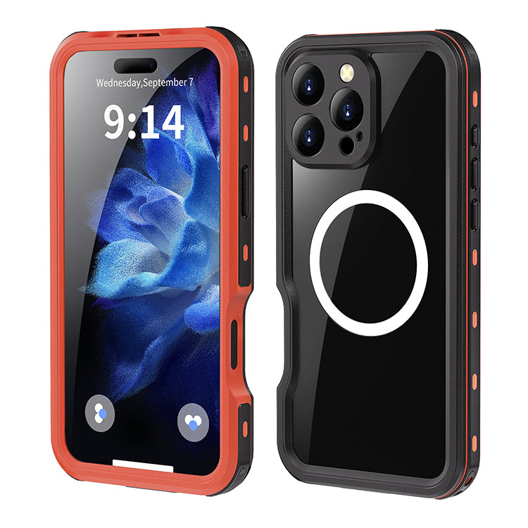 Load image into Gallery viewer, [MagSafe Compatible][IP68 Waterproof] Apple iPhone 16 / 16 Plus / 16 Pro / 16 Pro Max Redpepper D-UP Series - Magnetic Lifeproof Style Phone Case With Lanyard
