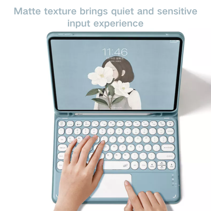 Load image into Gallery viewer, [Detachable] Samsung Galaxy Tab S10 FE Plus (2025) 13.1&quot; - Magnetic Touch Wireless Keyboard Case
