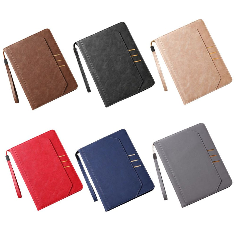 Load image into Gallery viewer, [With Pen Slot][With Card Slot] Apple iPad mini 6 8.3&quot; (2021) - Business PU Leather Fold Stand Series Case With Wrist strap
