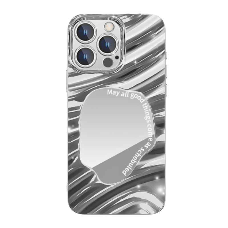 Load image into Gallery viewer, [With Makeup Mirror] Apple iPhone 11/Pro/Pro MaxNew Electroplated Shockproof Mirror Phone Case
