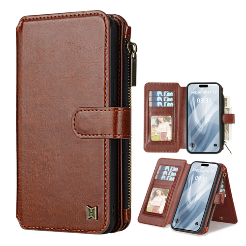 [Detachable][With Card Slot] Apple iPhone 11/Pro/Pro Max Multi-functional Leather Folding Shockproof Wallet Series Case