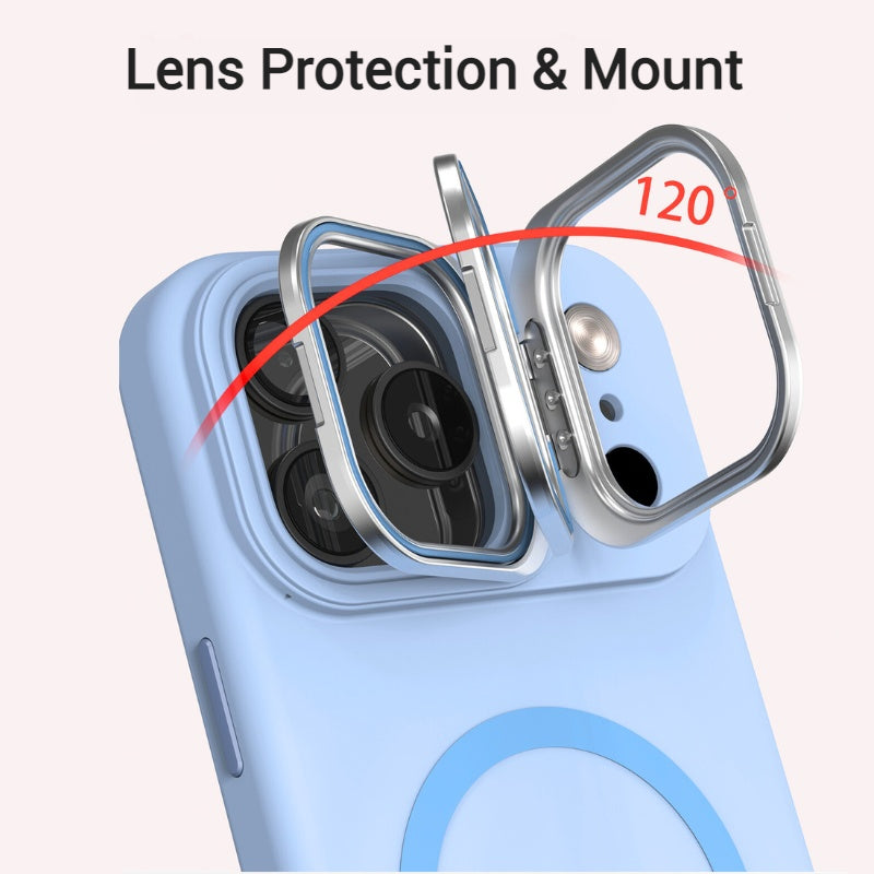[Magsafe Compatible][With Lens Bracket] Apple iPhone 17/Pro/Pro Max/Air Liquid Silicone Shockproof Phone Case - i-Station Mobile Phone & Electronic Device Repair and Accessories