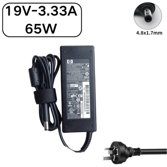 [19V-3.33A/65W][4.8x1.7] HP Envy Laptop AC Power Supply Adapter Charger