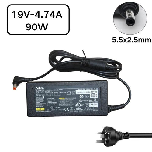 [90W/19V-4.74A][5.5x2.5] NEC 12-00118-30 AC Power Adapter Laptop Wall Charger (AU Plug) - Polar Tech Australia