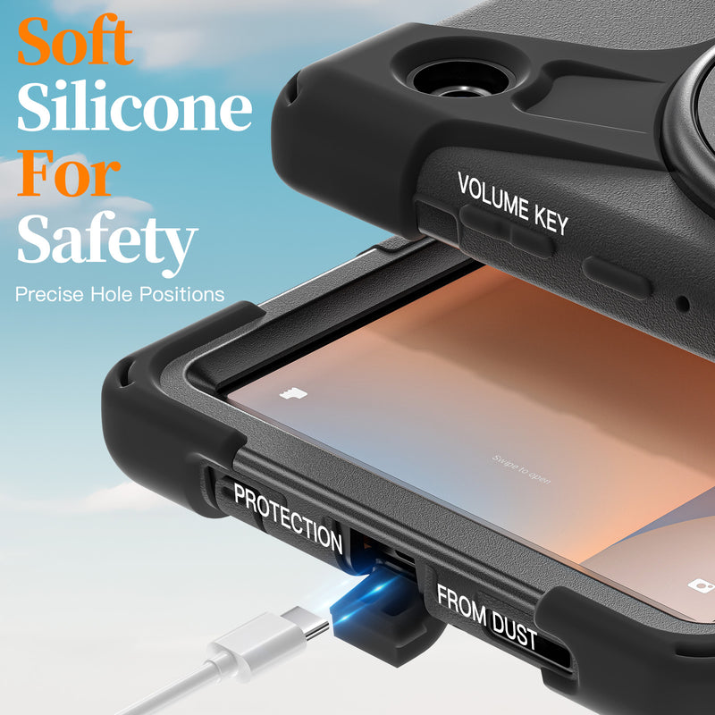 Load image into Gallery viewer, Samsung Galaxy Tab A11  (2025) 8.7&quot; - Heavy Duty 360 Degree Rotate Stand Hand Strap Case With Shoulder Strap
