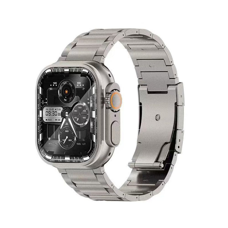 Load image into Gallery viewer, [44mm] Apple Watch Series 6/5/4/SE Dual-Layer Design with Titanium and Silicone Watch Band - i-Station Mobile Phone &amp; Electronic Device Repair and Accessories
