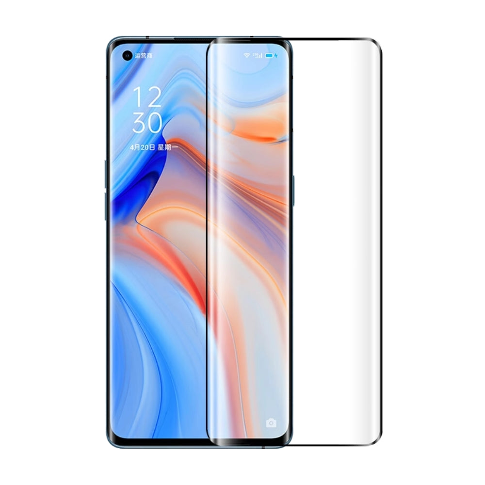 [Full Glue] OPPO Reno4 Pro 5G (CPH2089) - Full Covered Curved 9H Tempered Glass Screen Protective Protector - i-Station Mobile Phone & Electronic Device Repair and Accessories