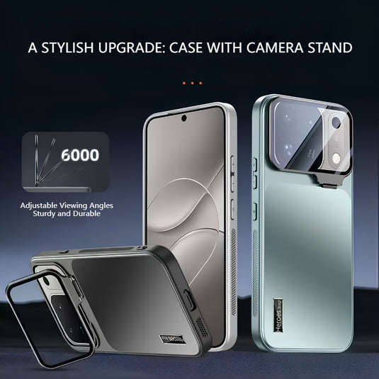 [With Lens Bracket] OPPO Find X10/Pro Max - Ultra-Thin Matte Shockproof Phone Case