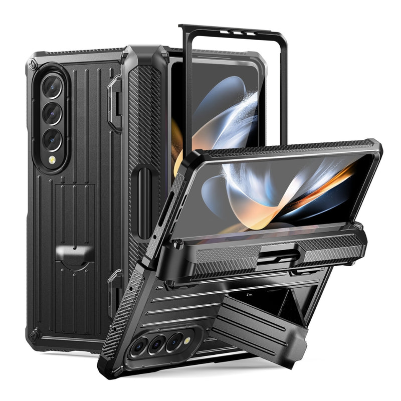 Load image into Gallery viewer, [With Pen Slot] [With Stand] Samsung Galaxy Z Fold 4(SM-F936) - 360° Full Coverage Shockproof Phone Case
