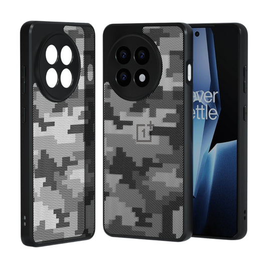 OnePlus 13 - Transparent Camouflage Shockproof Protective Case