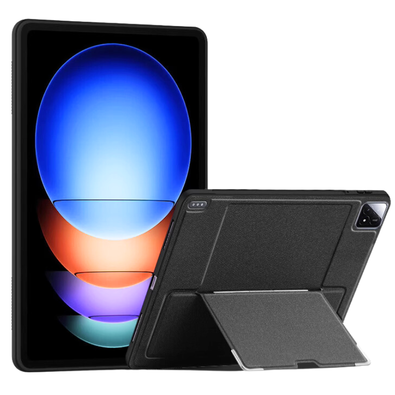 Load image into Gallery viewer, [Built-in Stand] Xiaomi Mi Pad 6S Pro 12.4&quot; 2024 TPU Soft Shell Metal Hinge Tablet Case
