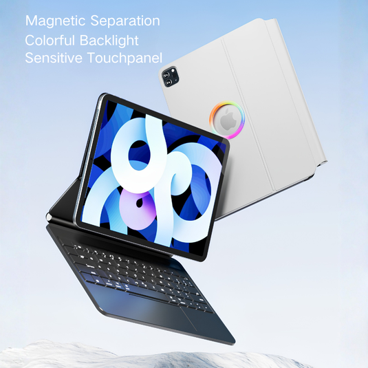 Apple iPad Pro 12.9-inch 3rd/4/5/6th Gen (2018/2020/2021/2022) Wireless Bluetooth Touchpad Keyboard With RGB Backlight - i-Station Mobile Phone & Electronic Device Repair and Accessories
