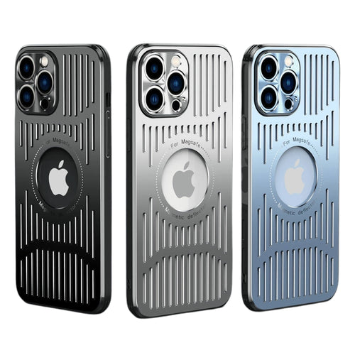 [Magsafe Compatible] Apple iPhone 12/Pro/Max - Metal Hollowed Out Heat Dissipation Protection Case