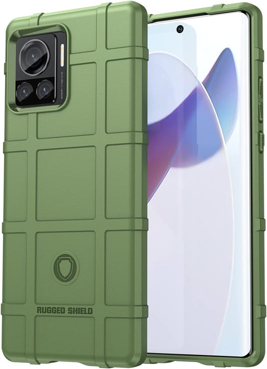 Motorola Moto Edge 30 Ultra/X30 Pro - Shield Shockproof Rugged Heavy Duty Case With 2PC 9H Glass Screen Protector