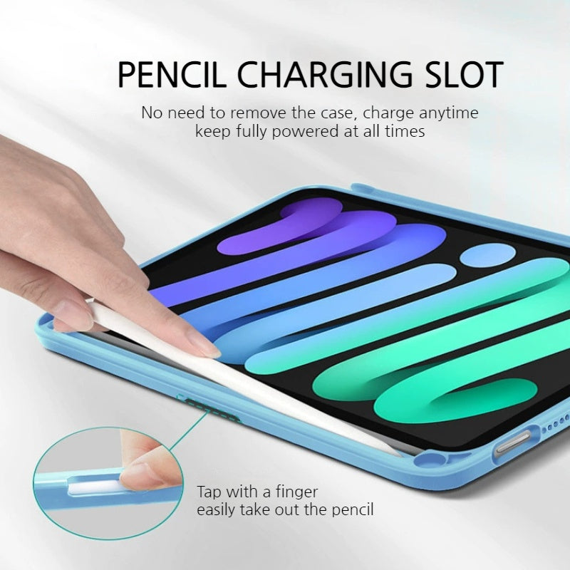 Load image into Gallery viewer, [Detachable][Buil-in Pen Slot] Apple iPad 7/8/9 10.2'' 7/8/9th Gen (2019/2020/2021) Detachable Three-fold Shockproof Leather Case - i-Station Mobile Phone &amp; Electronic Device Repair and Accessories
