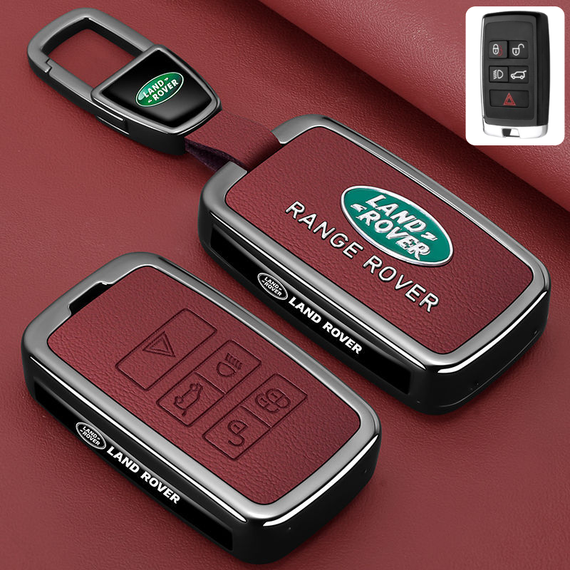 Load image into Gallery viewer, Land Rover Premium Leather Protection Car Key Fob Case Cover For Range Rover Evoque, Velar, Discovery 4/5, Sport, Defender - i-Station Mobile Phone &amp; Electronic Device Repair and Accessories
