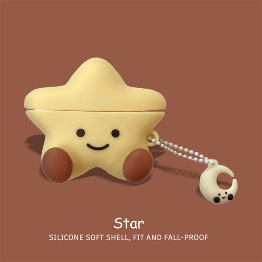 Apple AirPods Pro 1/2 - Protective Silicone Cartoon 3D Star Cute Kawaii Fashion Funny Cover Case