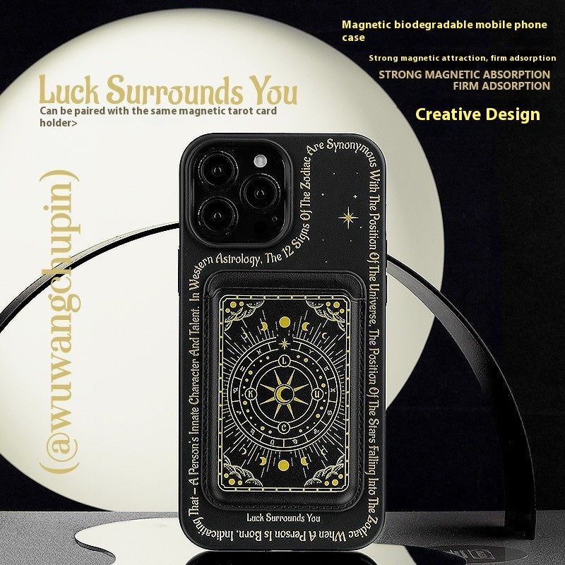 Load image into Gallery viewer, [Magsafe Compatible][With Card Holder] Apple iPhone 13 / Pro / Pro Max Constellation tarot card design style Shockproof Fashion Series Case
