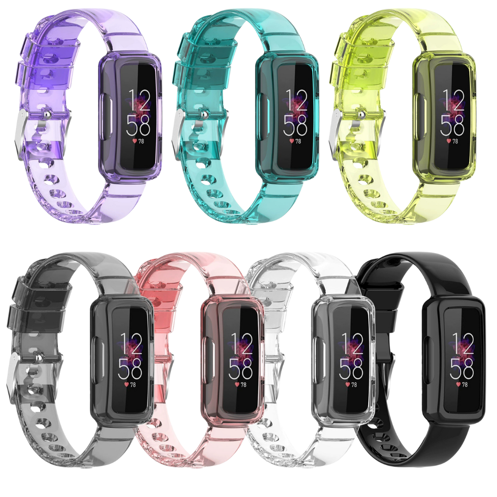 Clear One-Piece Band for Fitbit Luxe / Inspire HR / Inspire 2 / Ace 2 / Ace 3 - i-Station Mobile Phone & Electronic Device Repair and Accessories